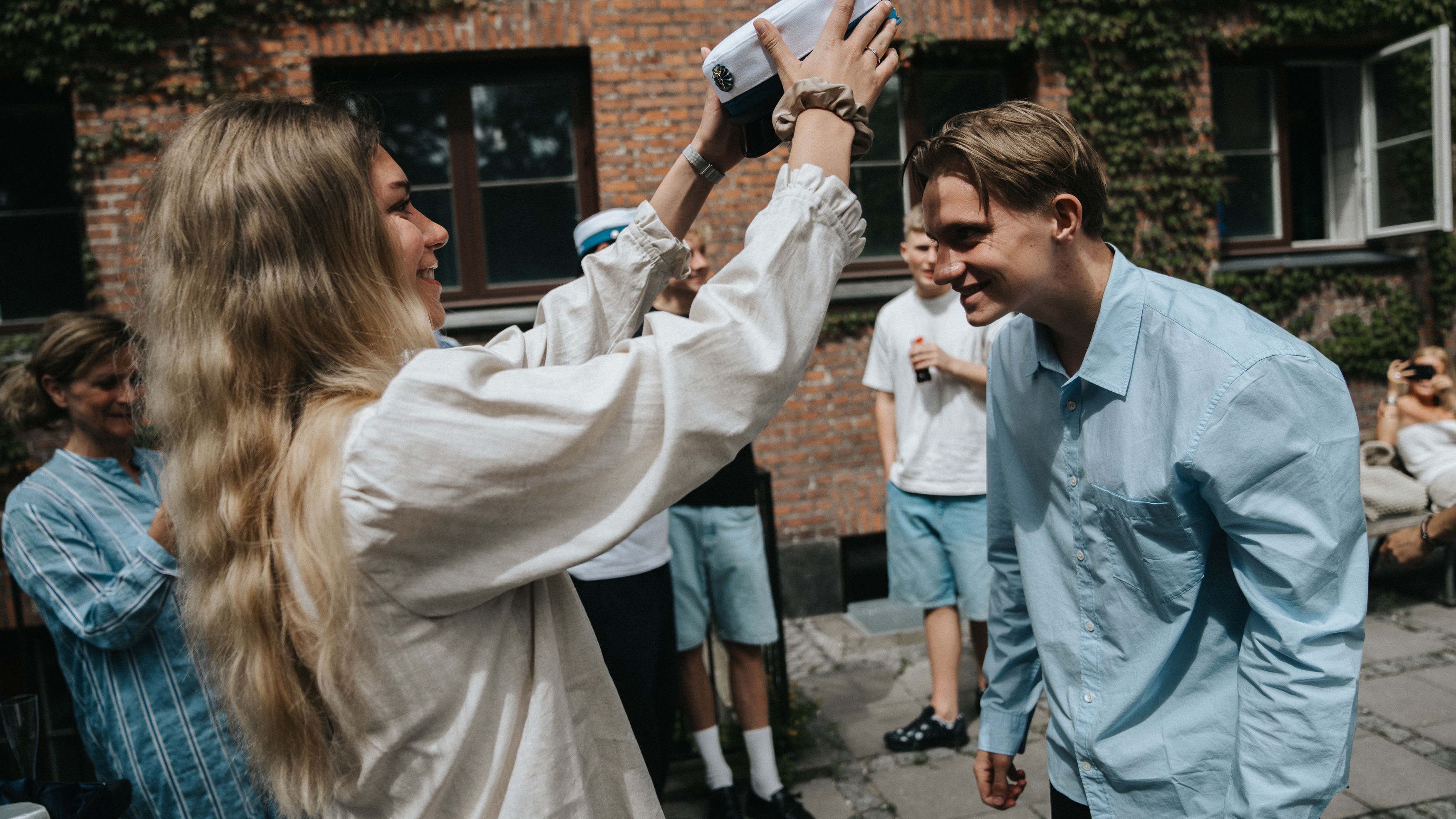 Elev for givet studenterhue på