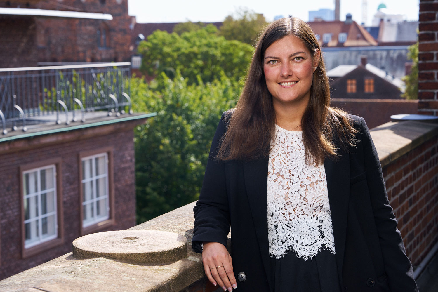 Portræt af vicerektor på Handelsgymnasiet NVG Ninna Pedersen