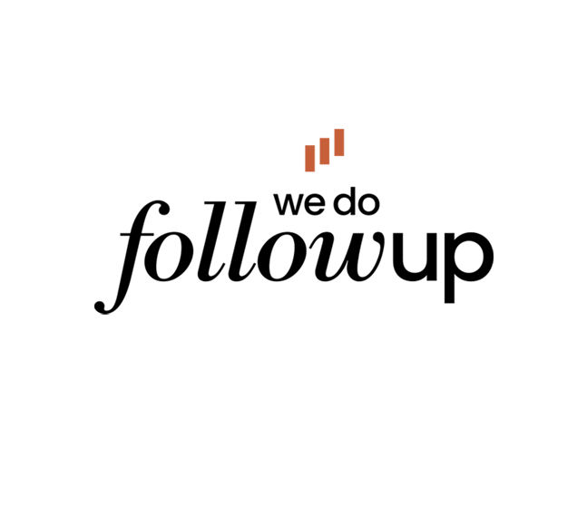 Firmaet We do followup's logo