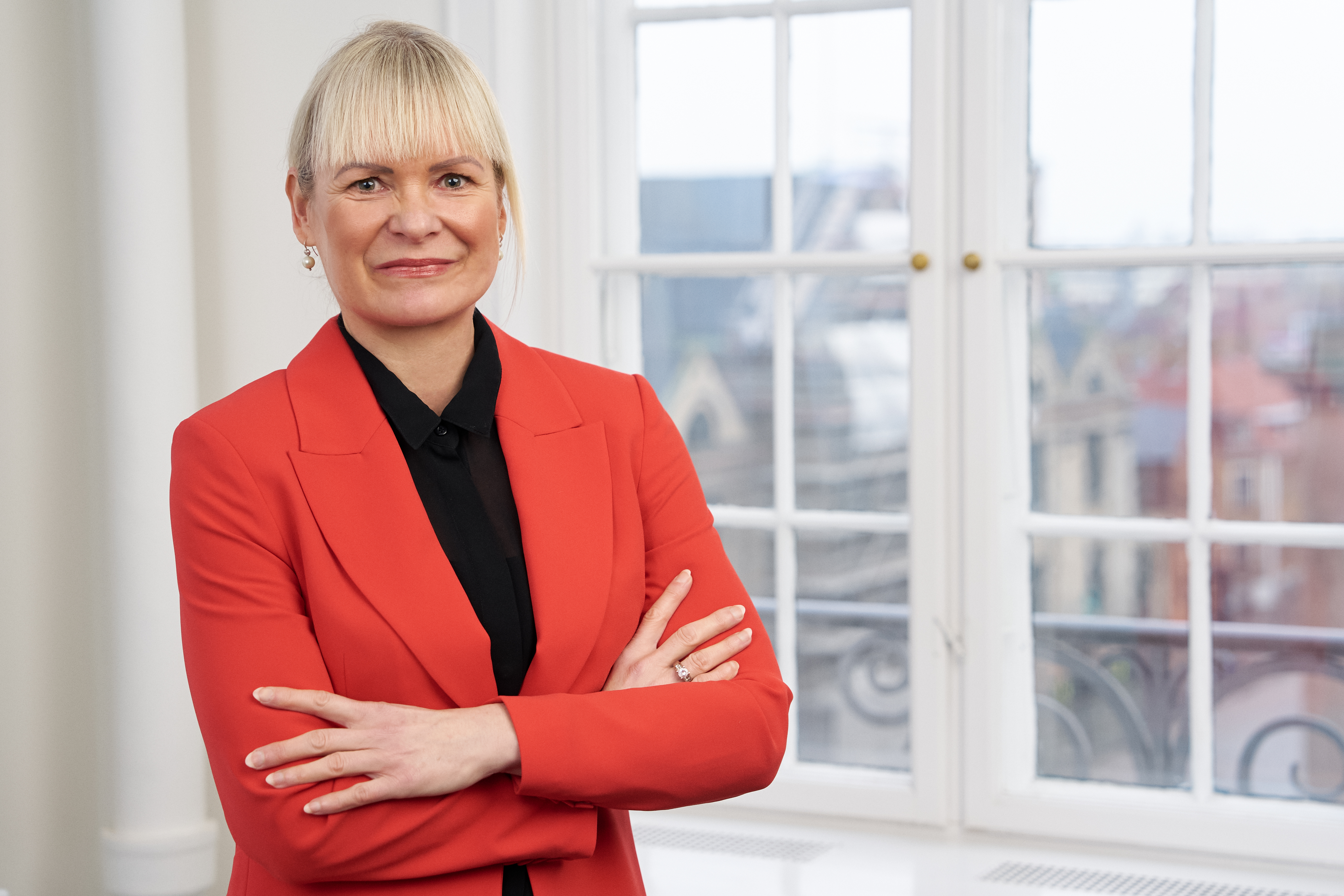 Portrait of teacher on Niels Brock Copenhagen Business College Kathrine Lassen