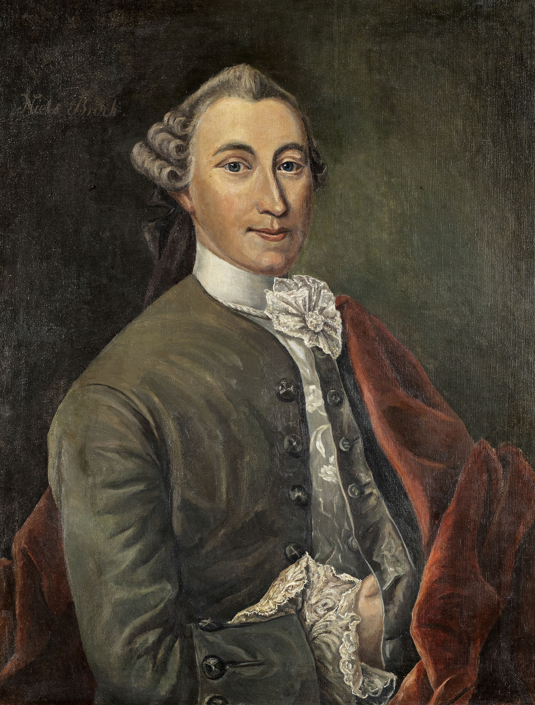 Portrætmaleri af Niels Brock