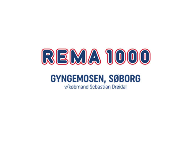 Firmaet Rema 1000 Gyngemosen's logo