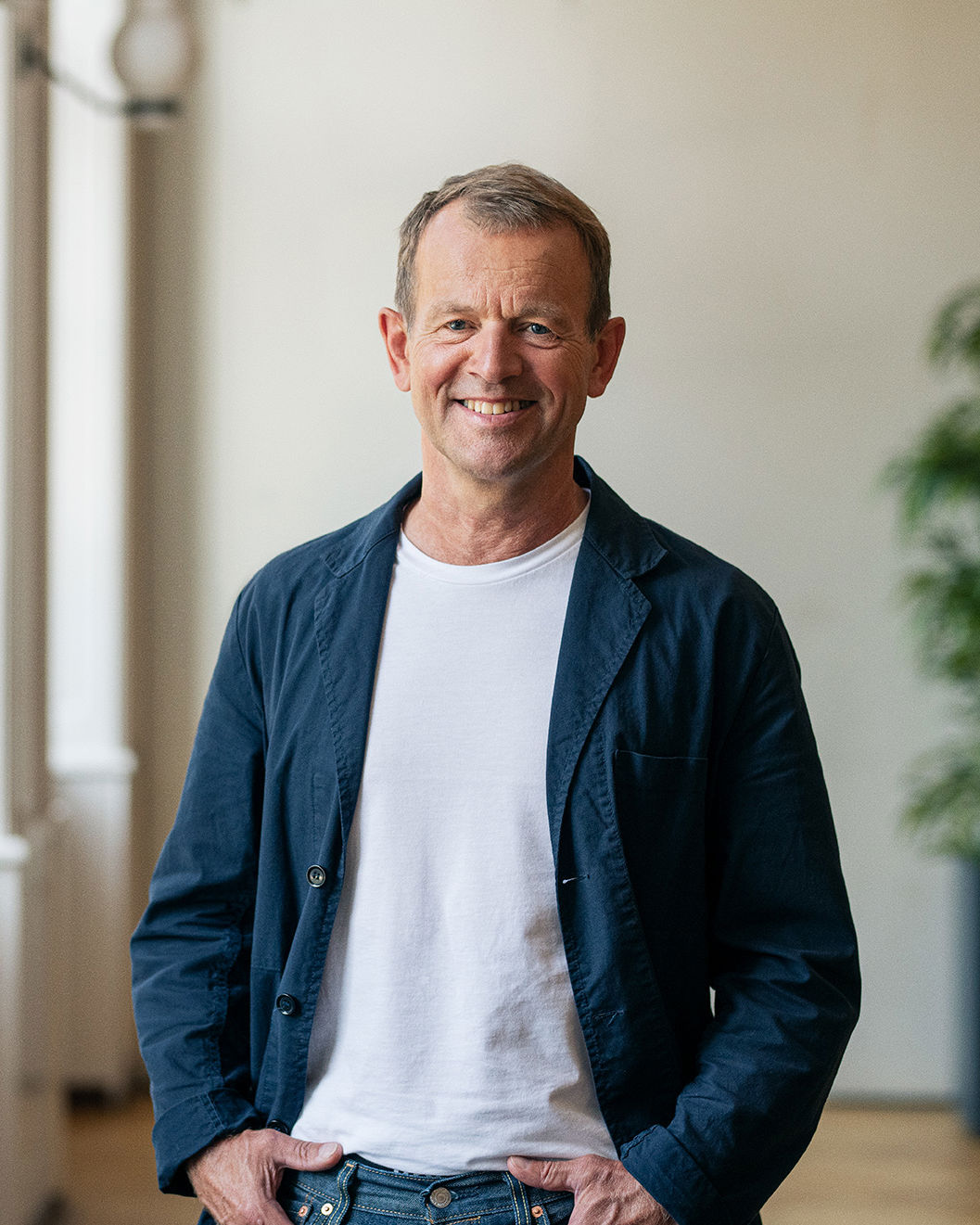 Portræt af Rektor på EUX-Gymnasiet Flemming Hansen