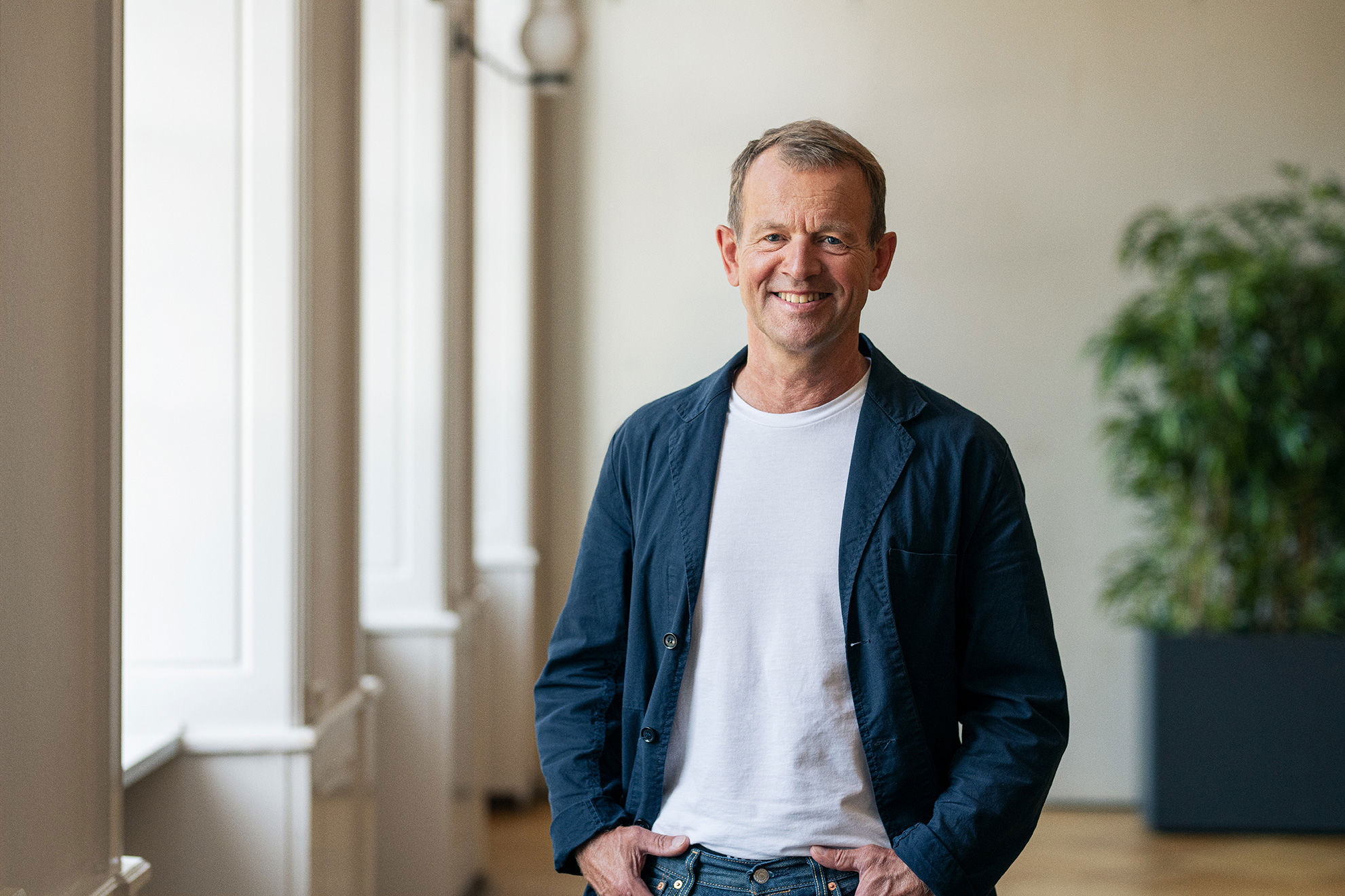 Portræt af Rektor på EUX-Gymnasiet Flemming Hansen